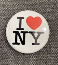 Vintage I Love New York Pin Button Pinback I Heart NY picture
