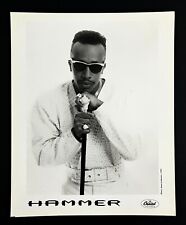 1991 MC Hammer Rapper DJ Vintage Promo Photo Cane Snakeskin Belt picture