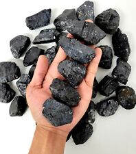 Black Tourmaline Crystals - Large Chunks Rough Stones Bulk Raw Healing Crystals picture