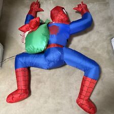 Rare Gemmy Marvel Ultimate Spider-Man Airblown Inflatable 5’ Christmas 2014 picture