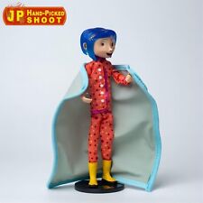 Anime NECA Coraline & the Secret Door Red Pajamas Cape Statue 15CM Toy GK Figure picture