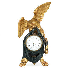 19th Century Austrian Neoclassical Gilded Eagle Antique Wall Clock picture