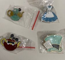 Disney ALICE Mad Hatter Queen Lot of 4 pins picture