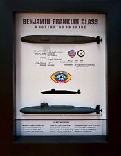 Benjamin Franklin Class, Submarine Shadow Display Box, 6