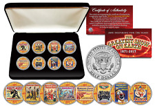 CIRCUS RINGLING BROS & BARNUM & BAILEY Official 8-Coin JFK Half Dollar Set w/BOX picture