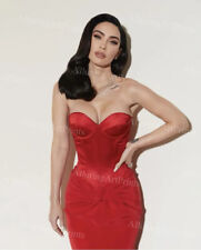 Megan Fox Risque Print Brunette Model Pretty Woman Hot Elegant Grammys C775 picture