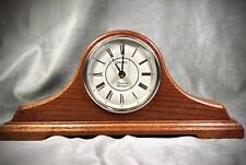 Vintage Seiko Quartz Mantel Clock Westminster Chime Oak , 16 1/4