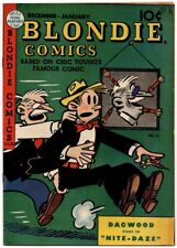 Blondie Comics # 15, January 1949. Gene Tunney & Jack Dempsey Story with Photo picture