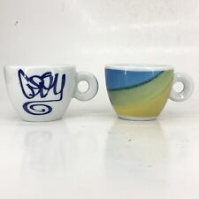 2 illy Collection Art & Crafts Espresso Cups Artworks 1993 by Fontana & Illy picture