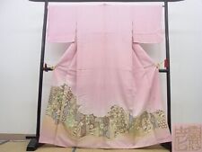 Kimono Colored Tomesode   Luxury , Artist'S Work, Kumogakure Kissho Flower Patte picture