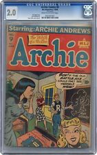 Archie #9 CGC 2.0 1944 0247407001 picture