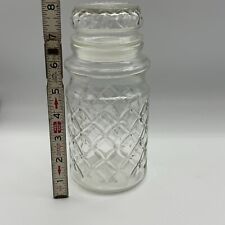 Vintage 1984 Mr.Peanut Glass Canister picture