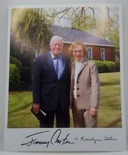Jimmy Carter & Rosalynn Signed 8x10 Photo Full Signature RARE POTUS Auto Plains picture