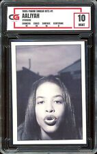 1995 Panini Smash Hits Stickers #1 ~ Aaliyah ~ GRADED CG 10 picture