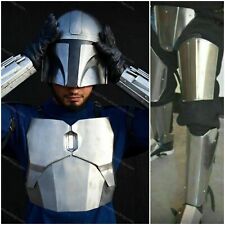 Handcrafted Din Djarin Beskar Mandalorian armor Medieval costume with helmet picture