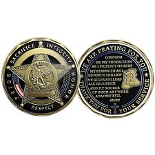 Law Enforcement Challenge Coin Sheriff Five Pointed Star Featured Officers Gift picture