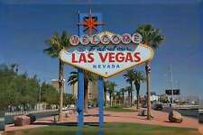 World Famous Las Vegas Sign, Las Vegas Boulevard, Nevada, Casinos etc - Postcard picture