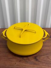 Vintage Dansk Kobenstyle Yellow  Casserole Dutch Oven Pot Made In France 3QT picture