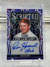 RON HOWARD 2024 Leaf Pop Century SCRIPTED PURPLE CRYSTAL AUTO /8 OPIE picture