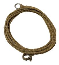 TWISTED RAWHIDE 36' LARIAT Lasso Rodeo Ranch Argentinian Gaucho Leather Western picture