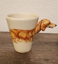 Blue Witch 3DLong Hair Daushaund/Doxie Coffee/Tea Mug Gift Hand Painted 8 Oz picture