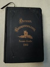 1902 ANTIQUE GERMAN BOOK (fully Intact) 6x8 picture