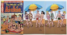 Archie Giant #225 Betty And Veronica Bikini Risque Cover Lot GGA Headlights picture