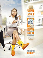 2015 Kellogg's Frosted Mini Wheats Cereal Duck Boots Inner Kidult Print AD picture
