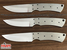 LOT OF 3 X HUNTING SKINNING BLANK BLADES JAPANESE STEEL CAMPING KNIFE MAKING DIY picture