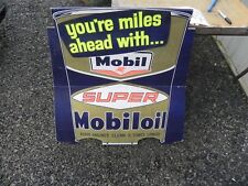 MOBILE GAS STATION OIL SERVICE STATION RARE SIGN 50'S 60'S 70'S 40