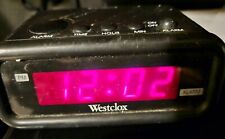 Vintage Westclox Model 1146 LCD Alarm Clock -Tested Works picture