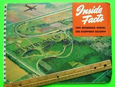 1949 STUDEBAKER DEALER ALBUM Cars & Trucks INSIDE FACTS SALESMAN SPIRAL BOOK wow picture
