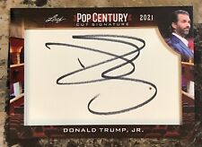 Donald Trump Jr. 2021 Leaf Pop Century Cut Signature #PCC-DTJ - AUTO (A) picture