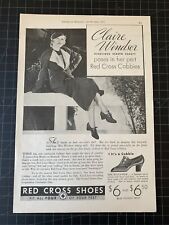 Vintage 1933 Red Cross Shoes Print Ad - Claire Windsor picture