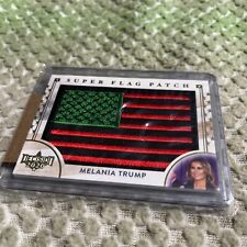 Melania Trump Super American Flag Patch Card Decision 2020 Limited Edition Rare picture