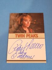 PIPER LAURIE - 2019 RITTENHOUSE TWIN PEAKS ARCHIVES AUTOGRAPH INSCRIPTIONS CARD picture