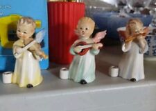Vintage Goebel Hummel Figurines  Angel With Flute,  Angel with Violin picture