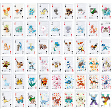 POKEMON POKER XY 2013 Playing Cards Set 54/54 Charizard Blastoise RARE picture