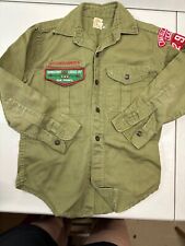 BSA Vintage Scout Longsleeve Uniform Shirt Childrens Size picture