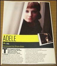 2008 Adele 19 Album Review NME Magazine Clipping 8.75