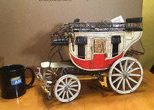 **Vintage BERKELEY DESIGNS 16-INCH STAGECOACH MODEL METAL DETAILED WAGON DISPLAY picture