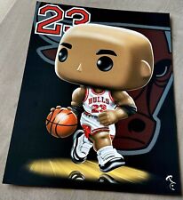 23 Michael Jordan Chicago Bulls funko Style print picture