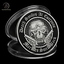 Marines Death Smiles at Everyone Challenge Coin picture