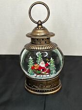 9 inch Lighted Santa on his Sleigh Christmas Globe picture
