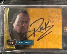 2001 Inkworks The Mummy Dwayne Johnson On Card Auto The Rock Autograph RARE SP picture
