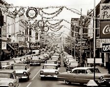 1958 Johnson City TN Street Scene PHOTO (200-v) picture