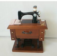 Vintage Berkeley Designs Sewing Machine Music Box, Plays 
