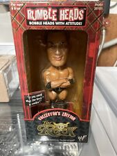 WWF WRESTING RUMBLE HEADS COLLECTOR'S EDITION THE ROCK COLLECTIBLE BOBBLE HEAD  picture