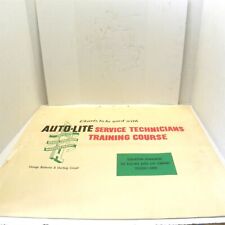VINTAGE BATTERY ELECTRICAL AUTO LITE TRAINING DISPLAY SIGN 28