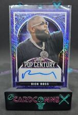 2024 Leaf Pop Century Rick Ross Purple Shimmer Auto /10 Rapper/Record Executive picture